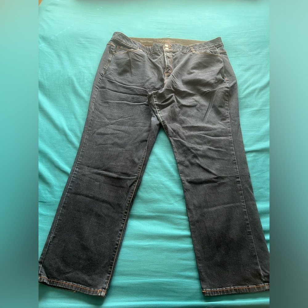 Lane Bryant Size 28 - T3 Straight Leg Jeans - Picture 2 of 16